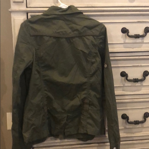 Olive utility jacket by Daytrip-excellent used con - Picture 5 of 5